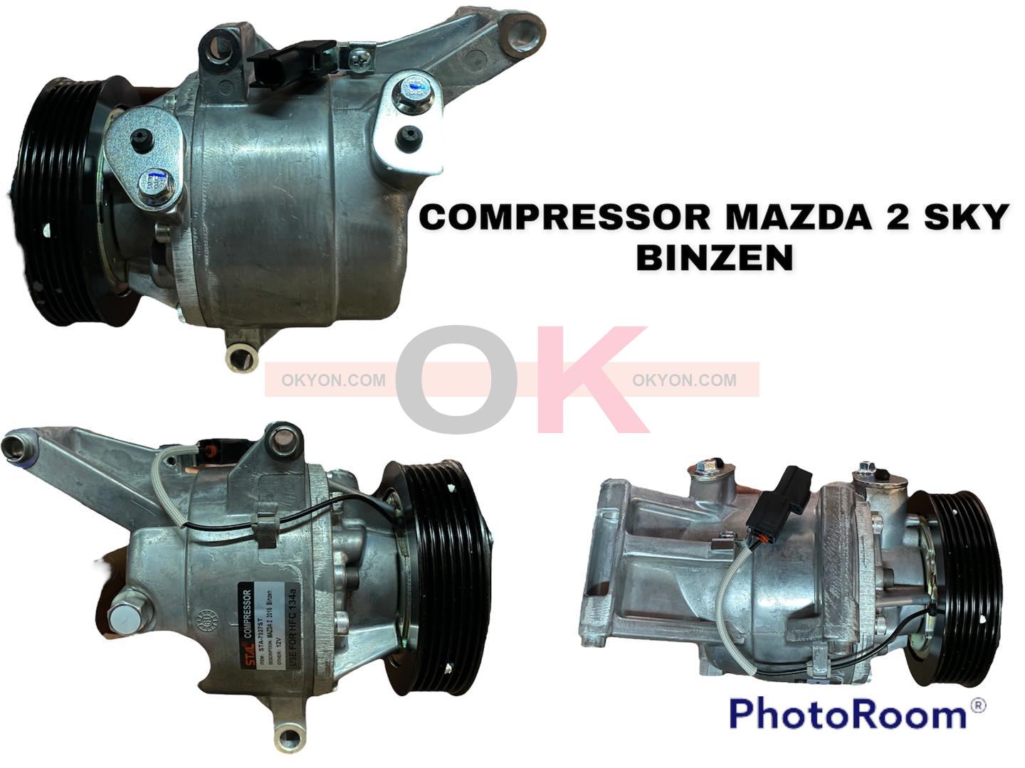 คอมแอร์ใหม่ MAZDA 2 SKY BENZIN CX-3 3ขา STA