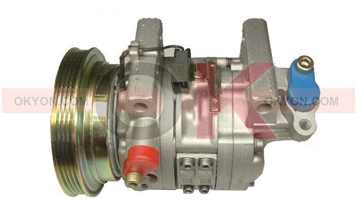 คอมแอร์บิ้ว NISSAN B14 ร่องยื่น ท่อใหญ่
