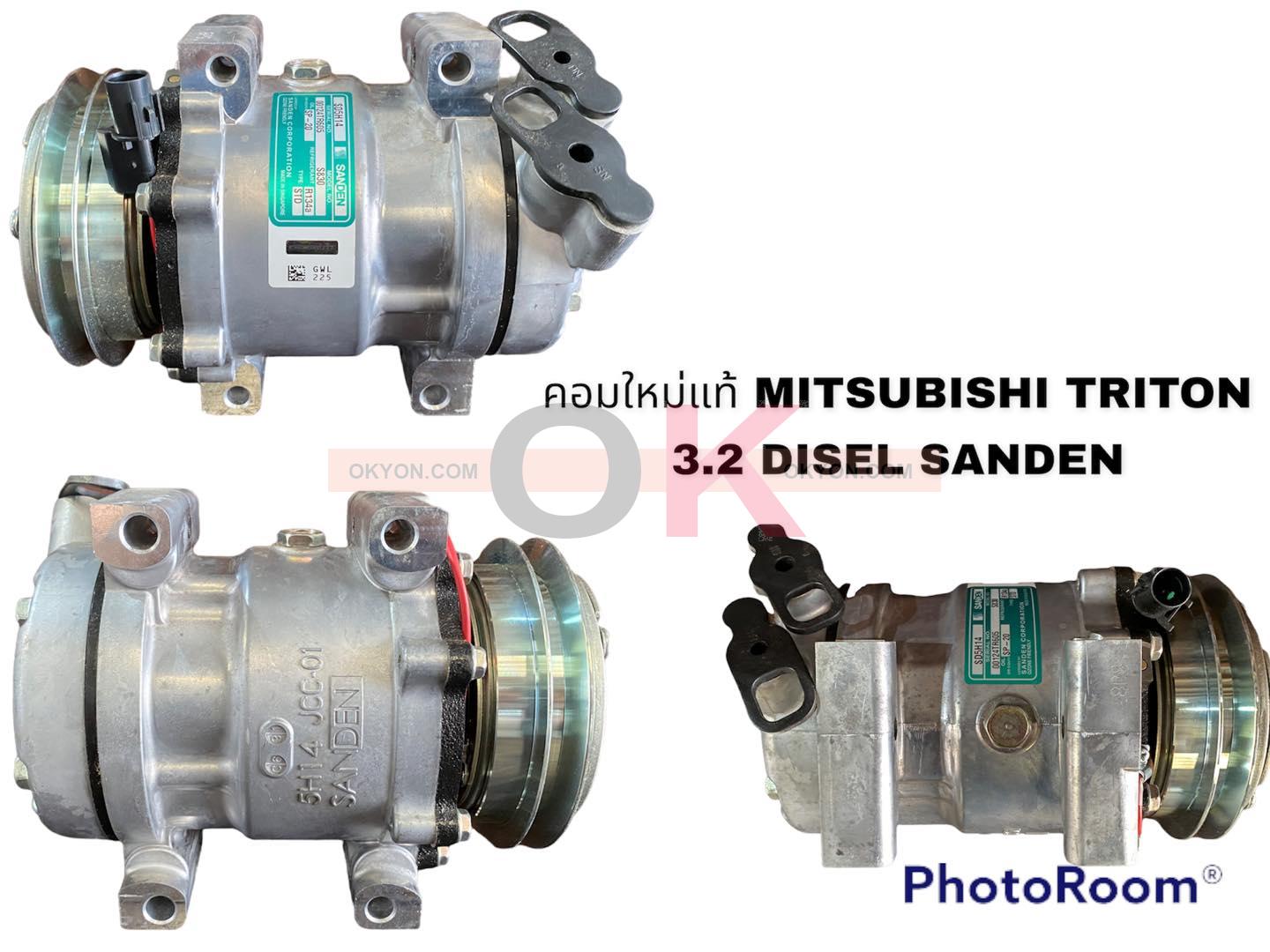คอมแอร์แท้ MITSUBISHI TRITON 3.2 DISEL SENDEN