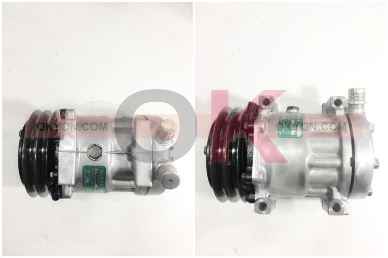 คอมแอร์ใหม่ 709 24V 8หู-เกลียว 