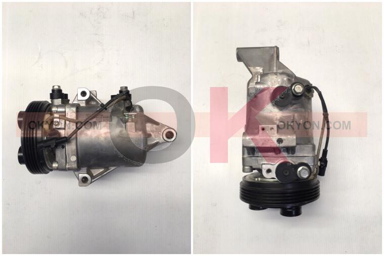 คอมแอร์แท้ NISSAN MARCH AMERA JUKE 1.6 SUNNY NEO  ( มี3ขาแต่เป็นขาหลังยึดคอมตัว ) S*