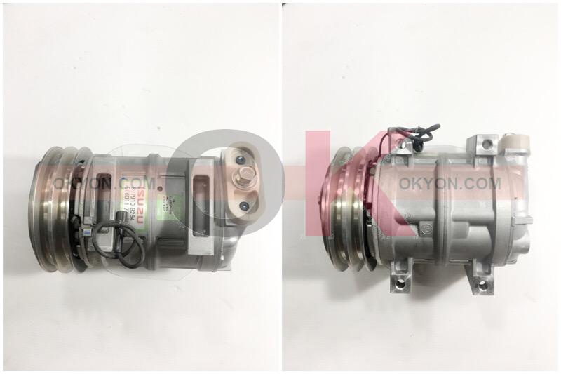คอมแอร์ใหม่ ISUZU TURBO 12V หูร้อย KIKI