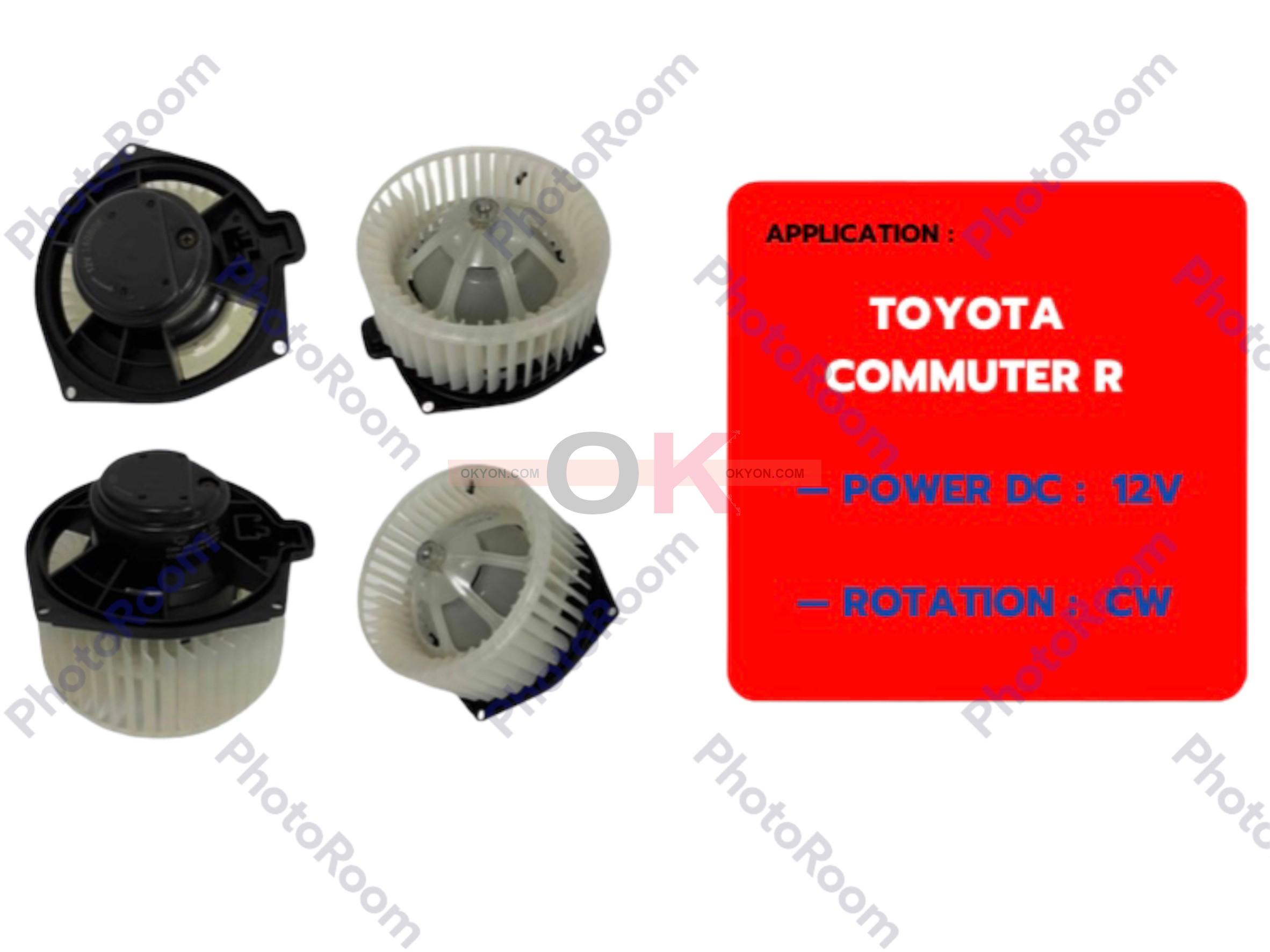 พัดลมโบลเวอร์แอร์ TOYOTA COMMUTER RIGHT ขวา JT*