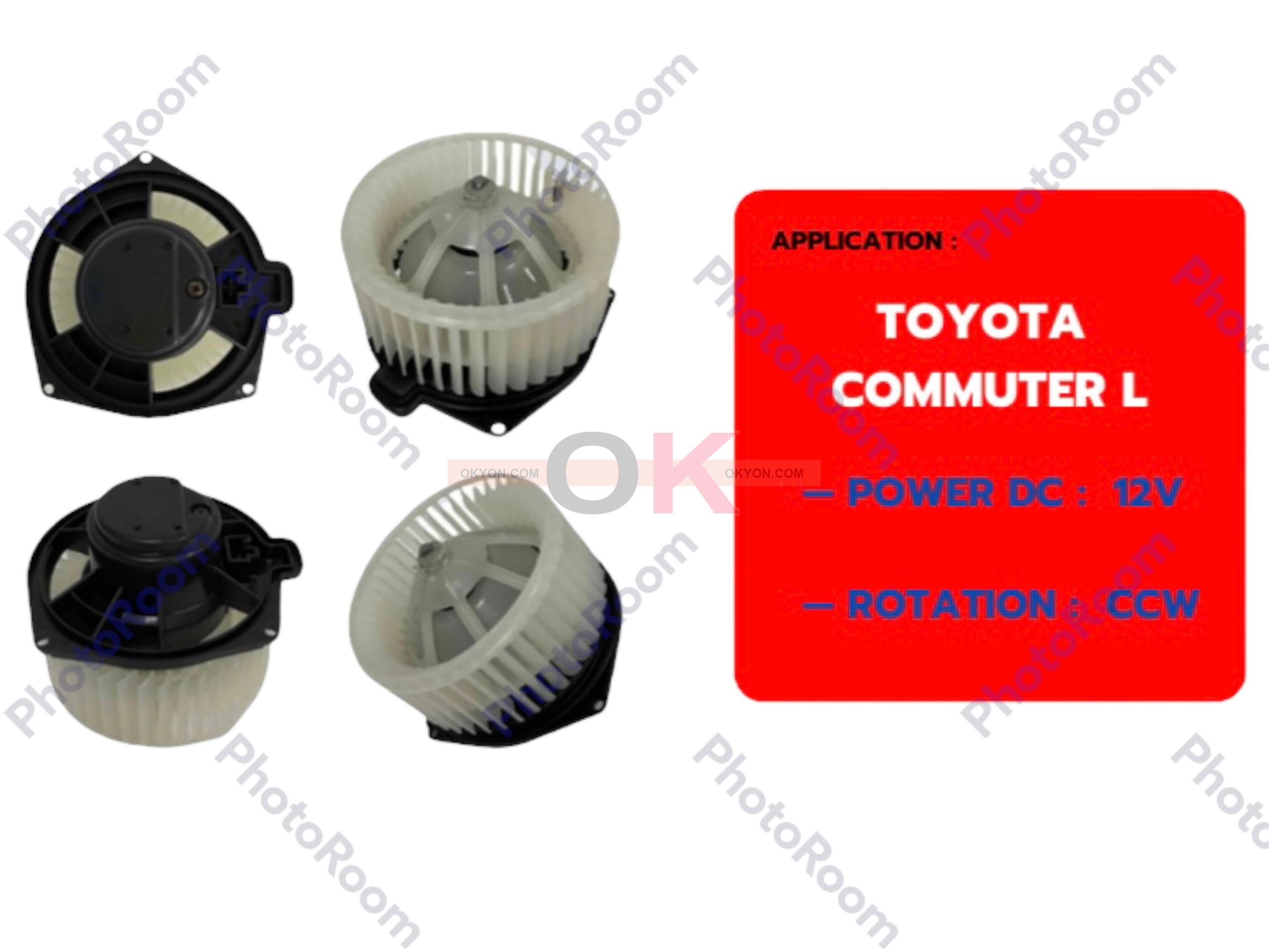 พัดลมโบลเวอร์แอร์  TOYOTA COMMUTER LEFT ซ้าย JT*