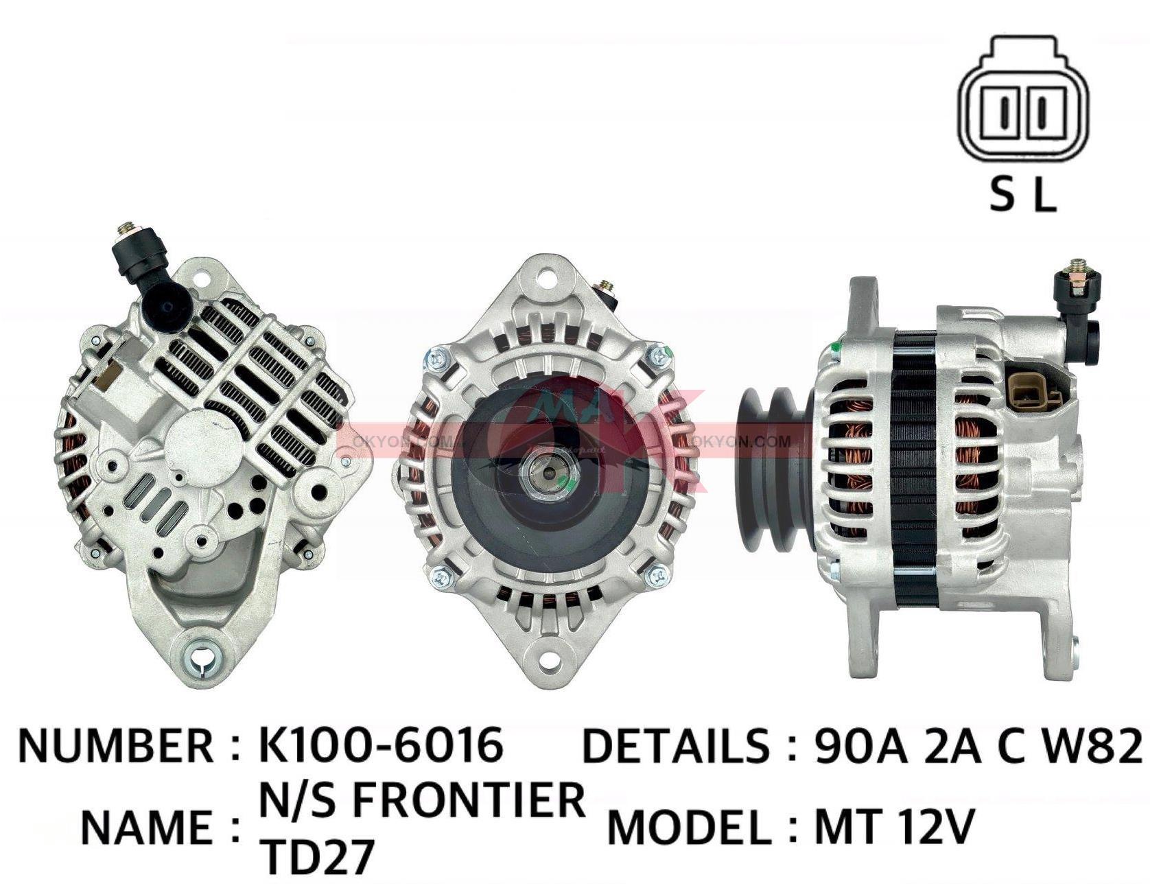 ไดชาร์จใหม่ NISSAN FRONTIER TD27 7PK STS/*