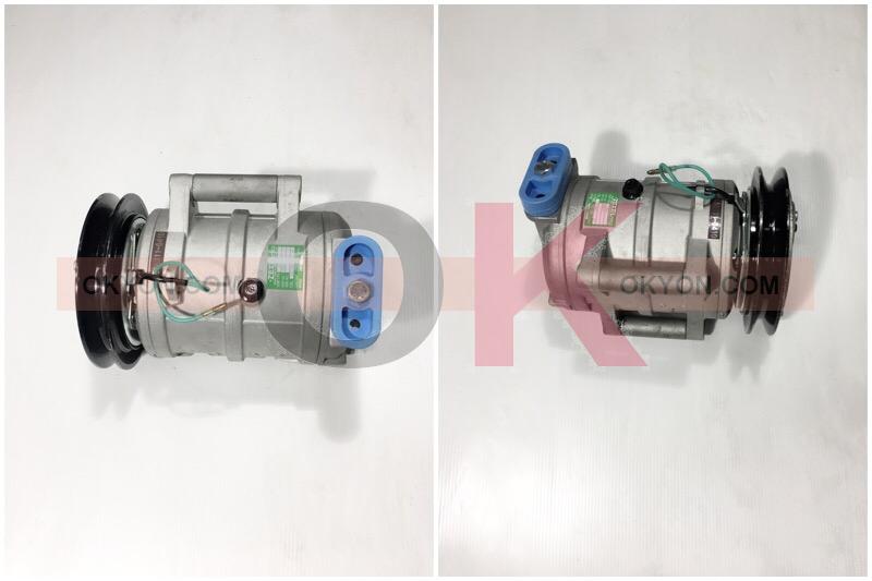 คอมแอร์บิ้ว ISUZU KIKI 4หูซ้าย ร่องB ออกขวาบน