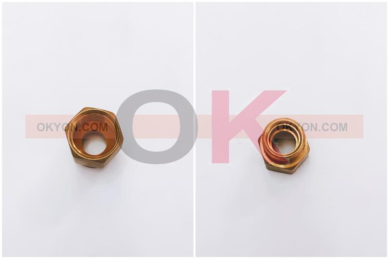 ข้อทดทองเหลืองใหญ่เตเปอร์ออก 5/8 KIKI 134