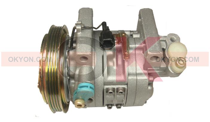 คอมแอร์บิ้ว NISSAN B14 ร่องกลาง 4PK ท่อเล็ก