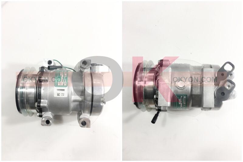 คอมแอร์ใหม่ ISUZU NPR-NQR 150-175  F ( ขาเสมอรูสายไม่ยื้น)
