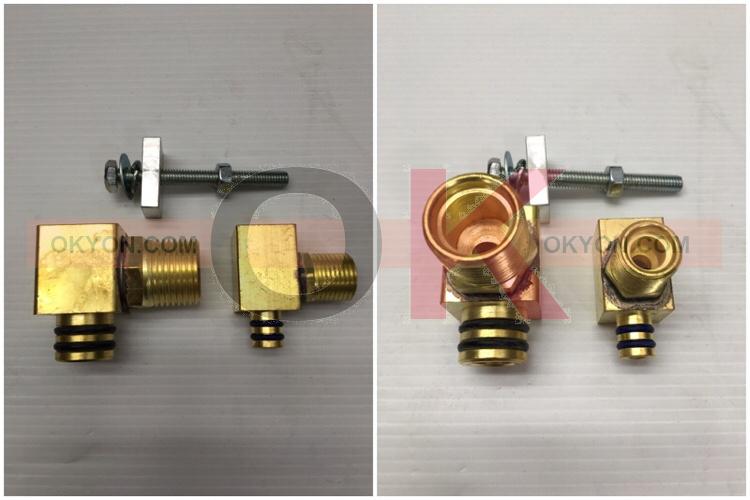 ทองเหลืองชุดต่อตู้ D-MAX โอริง