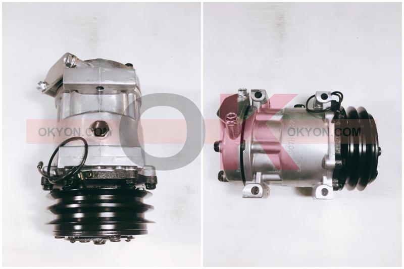 คอมแอร์ใหม่ ISUZU SD7H15 12V เกลียวบน