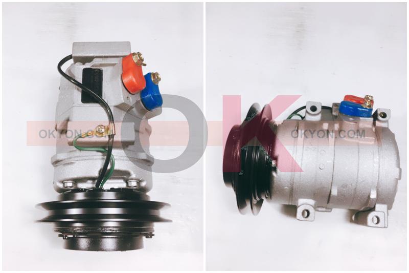 คอมแอร์บิ้ว HINO 10S15 24V A ยื่น-ขวา