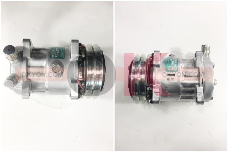 คอมแอร์แท้ 709 12V 8หู-เกลียว