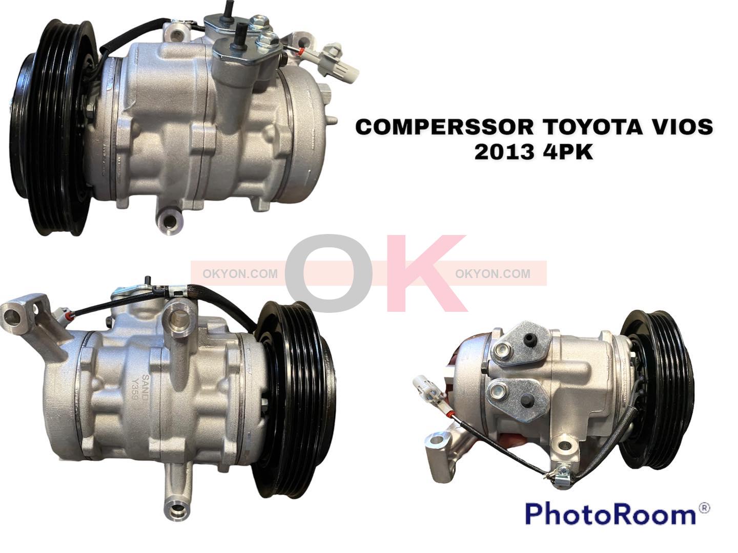 คอมแอร์ใหม่ TOYOTA VIOS 2013 4PK T/JT
