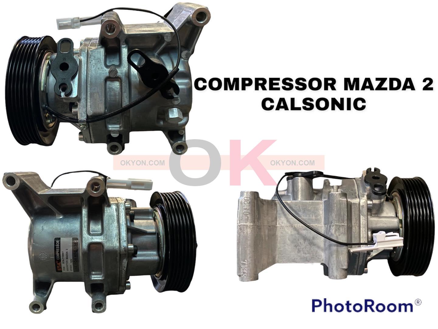 คอมแอร์ใหม่ MAZDA 2 CALSONIC STA S/